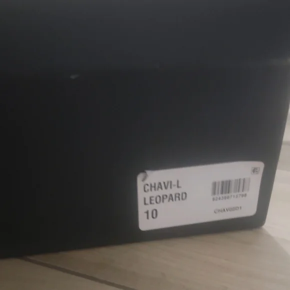 Pre-loved Steve Madden Chavi-L Leopard ankle boots sz 10 - Picture 5 of 10